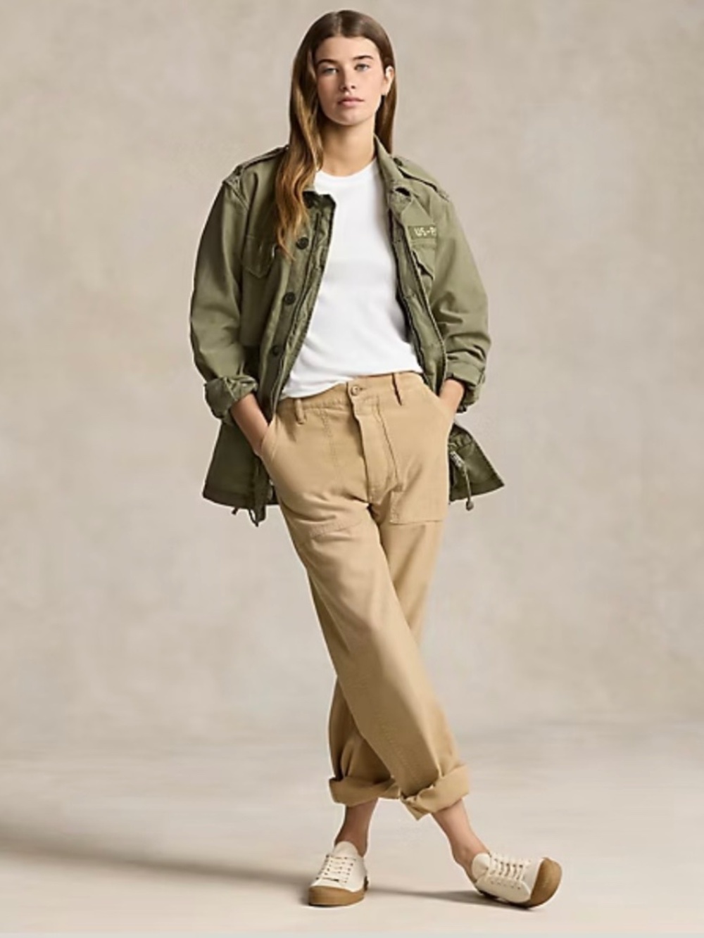 Polo Ralph Lauren cotton Sateen Utility Pants Size 2